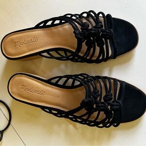 Strappy Suede Madewell Heels